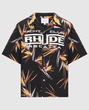 Rhude Черная рубашка REGATTA CLUB RHPS26SR03071