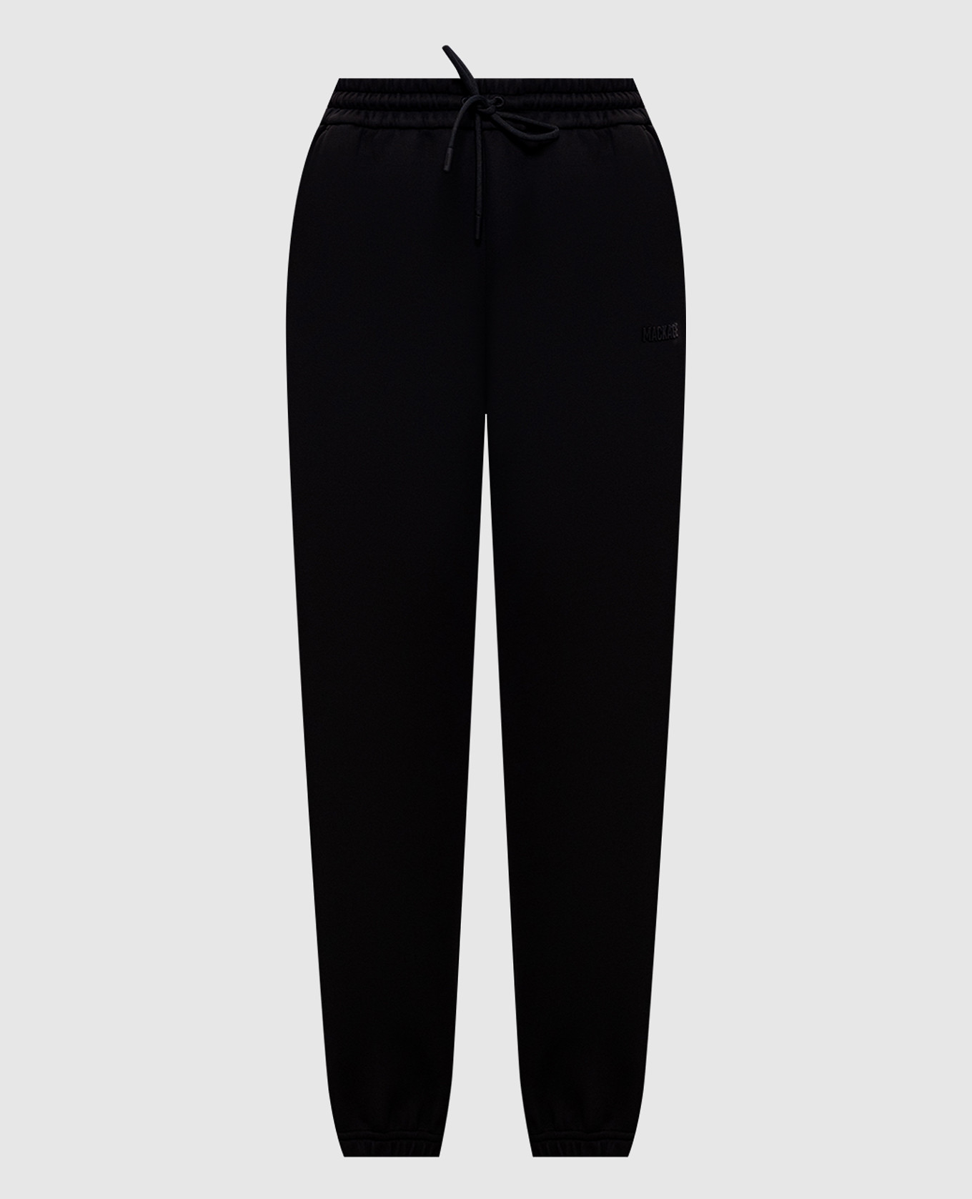 Черные джогеры Nev с фактурным логотипом