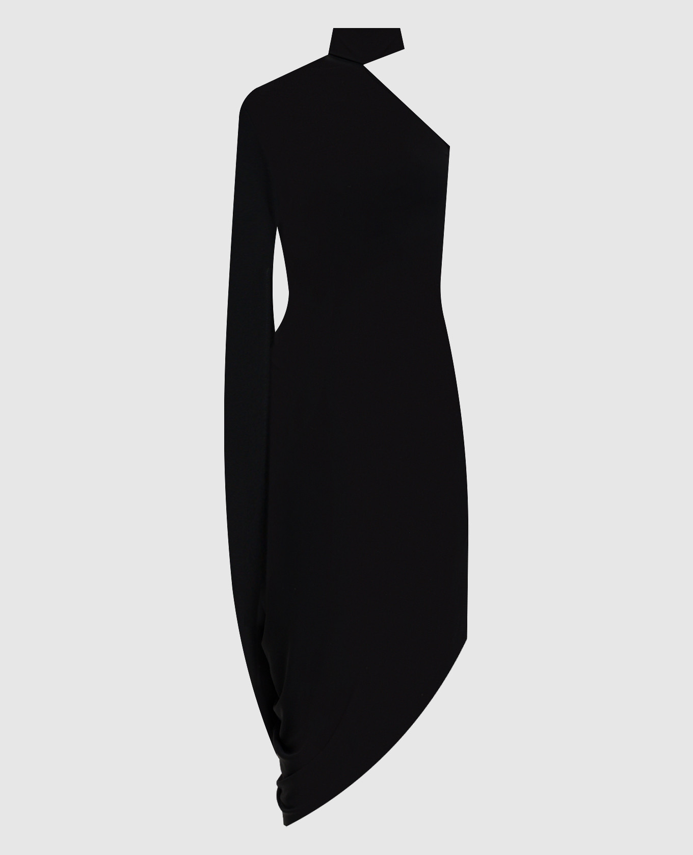 

Черное платье на одно плечо, Черный, Повседневные платья