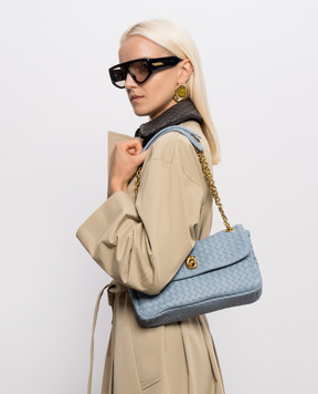 Bottega Veneta Блакитна шкіряна сумка Madison 876648V6JG0