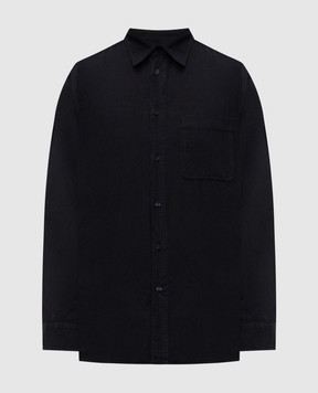 Trussardi Синя сорочка з логотипом 5013N000015NMS102T15