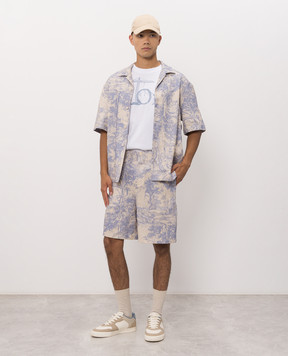 Off-White Біла футболка Shared з принтом 44MAA120F26J00N