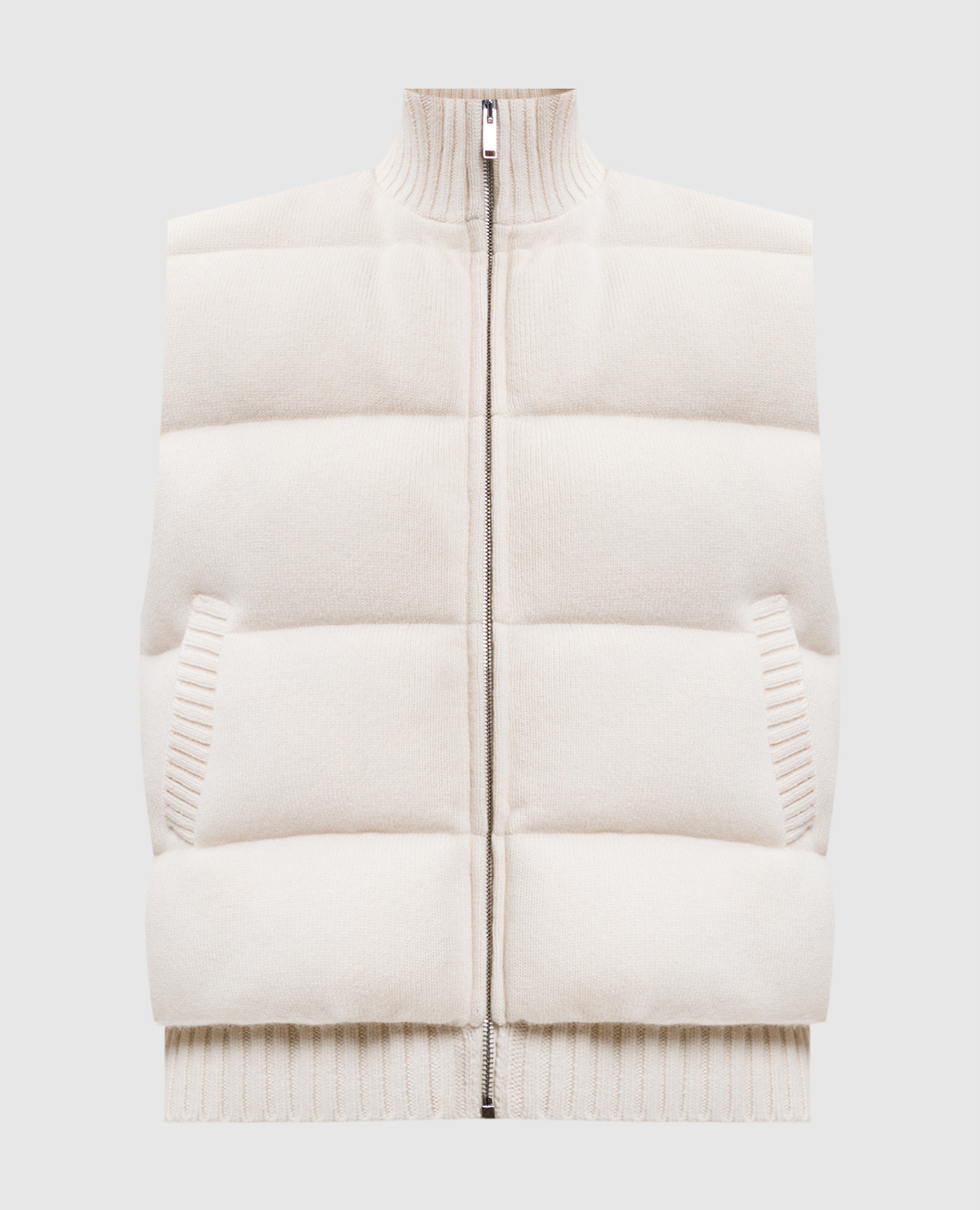 

Белый пуховой жилет Vend из шерсти мериноса, Верхняя одежда