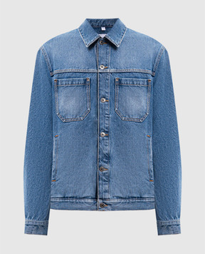 Off-White Синяя джинсовая куртка 44MYE09QS26D002