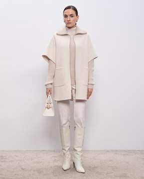 Peserico Бежевий светр з вовною альпаки S99141F0509087