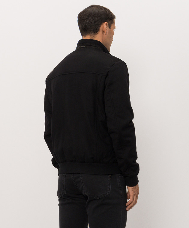 Stefano Ricci Черная куртка из кашемира MZJ6300161C0001T изображение 4