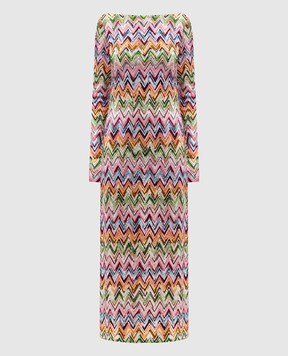 Missoni Сукня з відкритою спиною у візерунок MS25SQ14BJ00QL