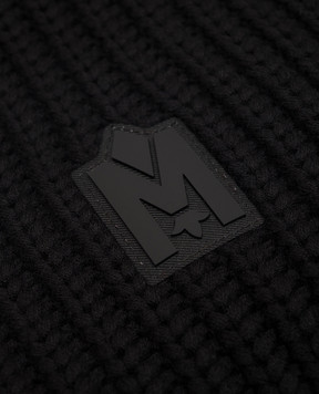 Mackage Чорний шарф з вовною NELL