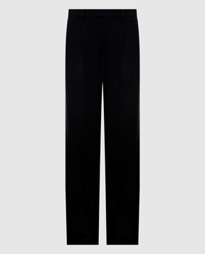 Brunello Cucinelli Чорні штани з вовни MG553P9338