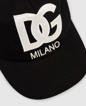 Dolce&Gabbana Дитяча чорна кепка з логотипом LB4H80G7KN0