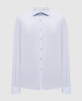 Florentino Голубая рубашка в узоре 225731524808