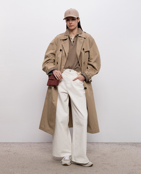 Brunello Cucinelli Коричневый джемпер M19194705