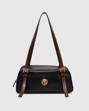 Versace Чорна шкіряна сумка Emblème Medusa 10243181A17696