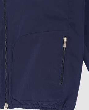 Brunello Cucinelli Дитяча синя куртка BM479O969C