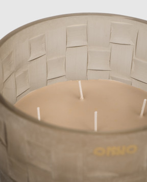 Onno Свічка Chess L з ароматом Precious Oud в скляному свічнику ON787PO