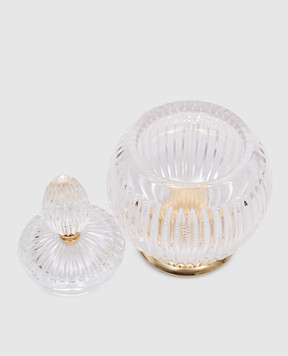 Treesseci Кришталевий органайзер для ватних дисків та паличок Elegance EL49ACRGD