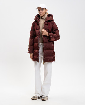 Herno Бордовий пуховик з логотипом PI1304D12170Z
