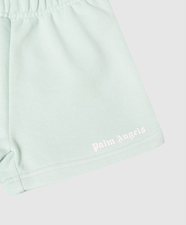 Palm Angels Дитячі зелені шорти PB6X003S26FLE001 зображення 3