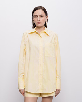Simkhai Желтая рубашка Loen в полоску 2262240CO