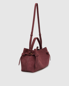 YUZEFI Бордовая сумка Gyoza с логотипом GYOZA