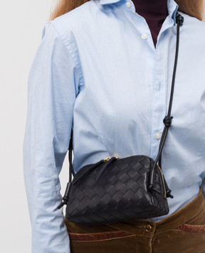 Bottega Veneta Синяя кожаная сумка Concert 794258VCPP1