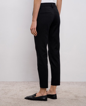 Brunello Cucinelli Чорні штани MA126P7258