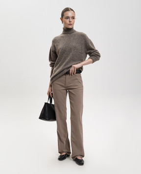 The Row Бежеві вельветові штани Carlyl 6636W3724