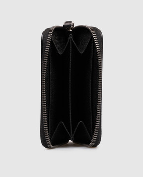 Valentino Чорний шкіряний гаманець VLogo 9Y2P0AY3UAG