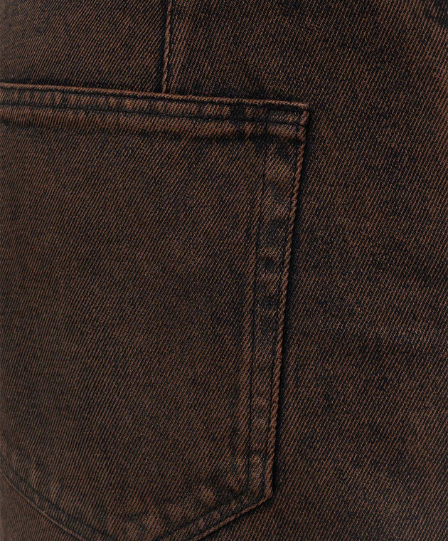 A Cold Wall Коричневі джинсові шорти Cromer ACWMJS053B зображення 5