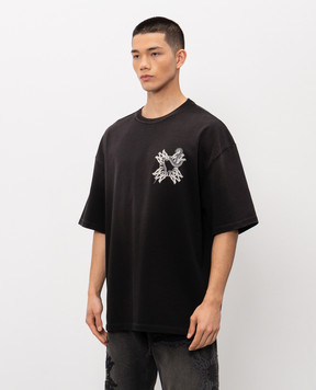 AMIRI Черная футболка Snake AMTOJR1130