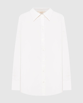 Twinset Біла сорочка з вишивкою логотипа 261TE2010