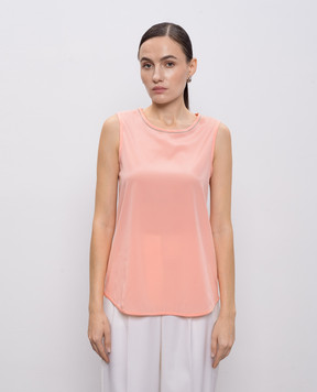 Peserico Розовый топ из шелка S08893D07325