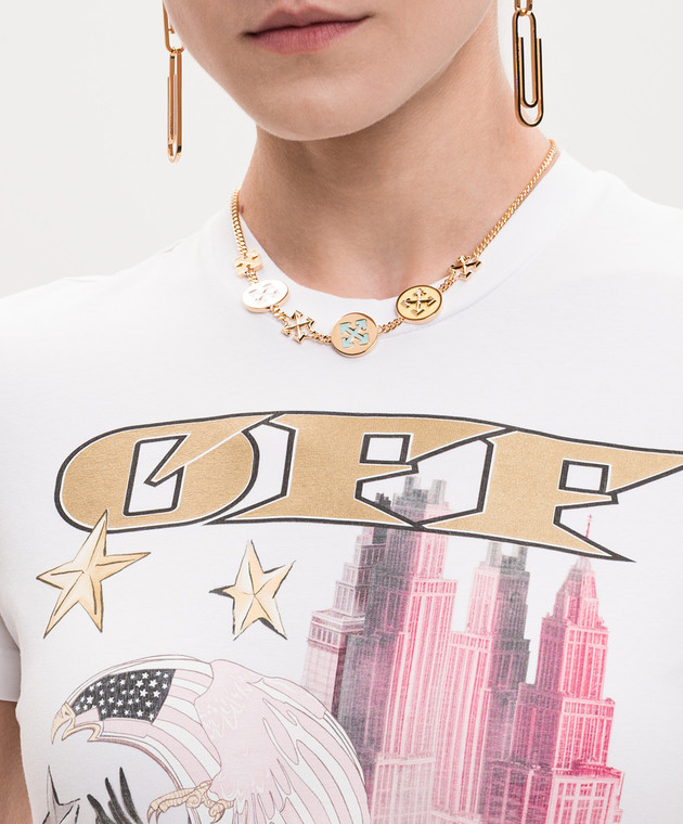 Off-White цепочка Button Arrow OWOB149S26MET001 изображение 2