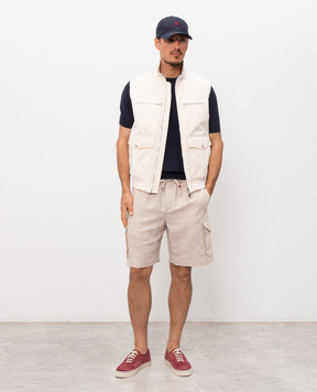 Brunello Cucinelli Синя футболка M29805200