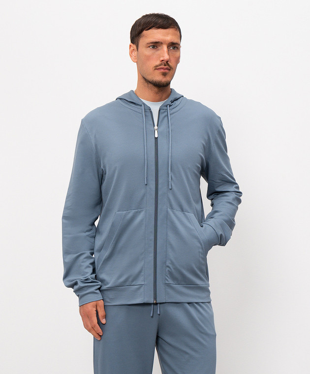 Zimmerli Синя спортивна куртка 135721144555 зображення 3