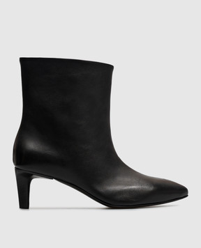Officine Creative Чорні шкіряні ботильйони SUZY SUZY002