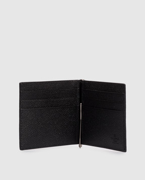 Valentino Черный кожаный портмоне Vlogo 8Y2P0AP2UAG