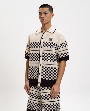 AMIRI Белый кардиган с шерстью AMTOKN1083