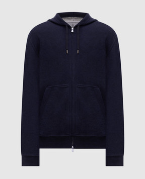 Brunello Cucinelli Синя спортивна куртка MM8319069G