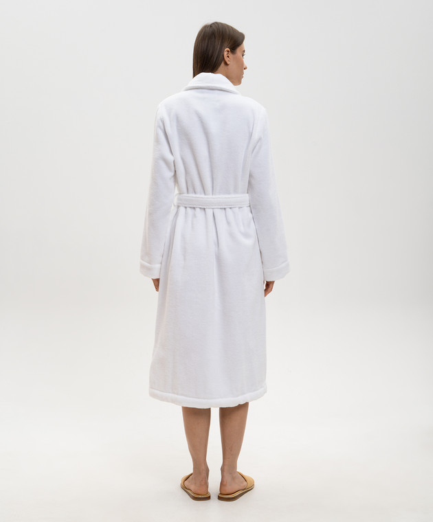 L'Appartement Белый махровый халат CHICAGO CHICAGOBATHROBE изображение 4