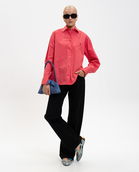 The Attico Розовая рубашка с эмблемой 260WCH00014CCC052AA