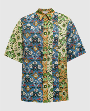Alemais Рубашка Ali Spliced из льна в стиле пэчворк 6196T
