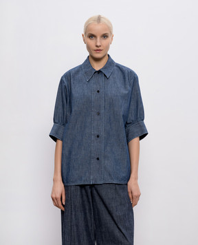 Jil Sander Синяя джинсовая рубашка J02DL0291J45323