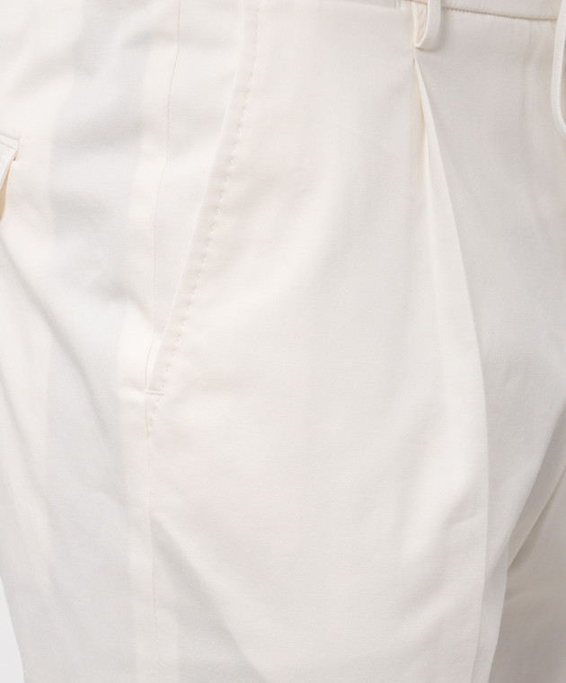 Peserico Брюки цветные айвори с нашивкой логотипа R54774D02448 изображение 5