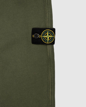 Stone Island Детские зеленые спортивные штаны L2S166200004S042514