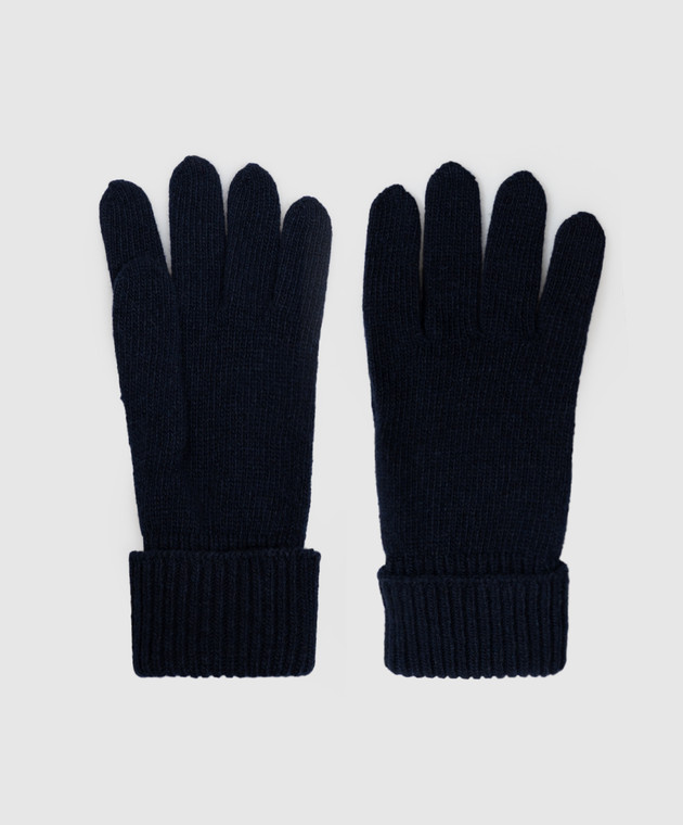 Woolrich Сині рукавички з вовною CFWOAC0347MBUF0659