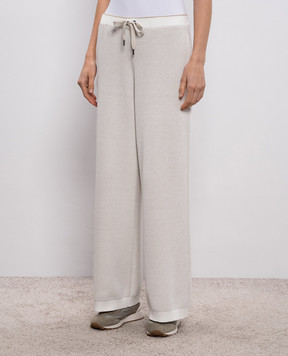 Brunello Cucinelli Білі спортивні штани M19255879