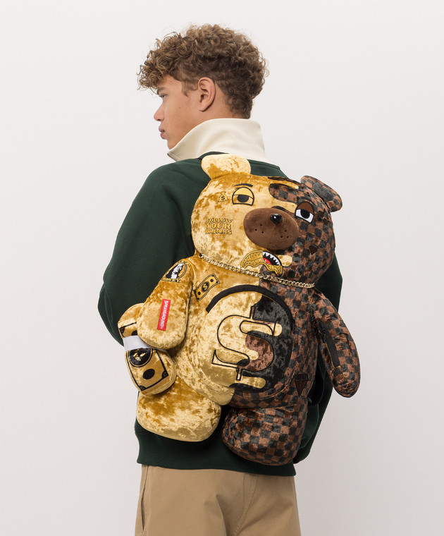 Sprayground Дитячий велюровий рюкзак GOLDEN DYNASTY 910B9342NSZ зображення 2