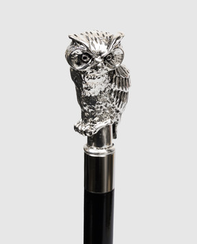 Pasotti Черный рожок для обуви Silver Owl PFPEXXCSF02