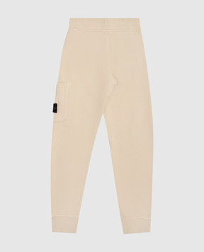 Stone Island Дитячі бежеві утеплені штани з логотипом K2S166200001S0A2014